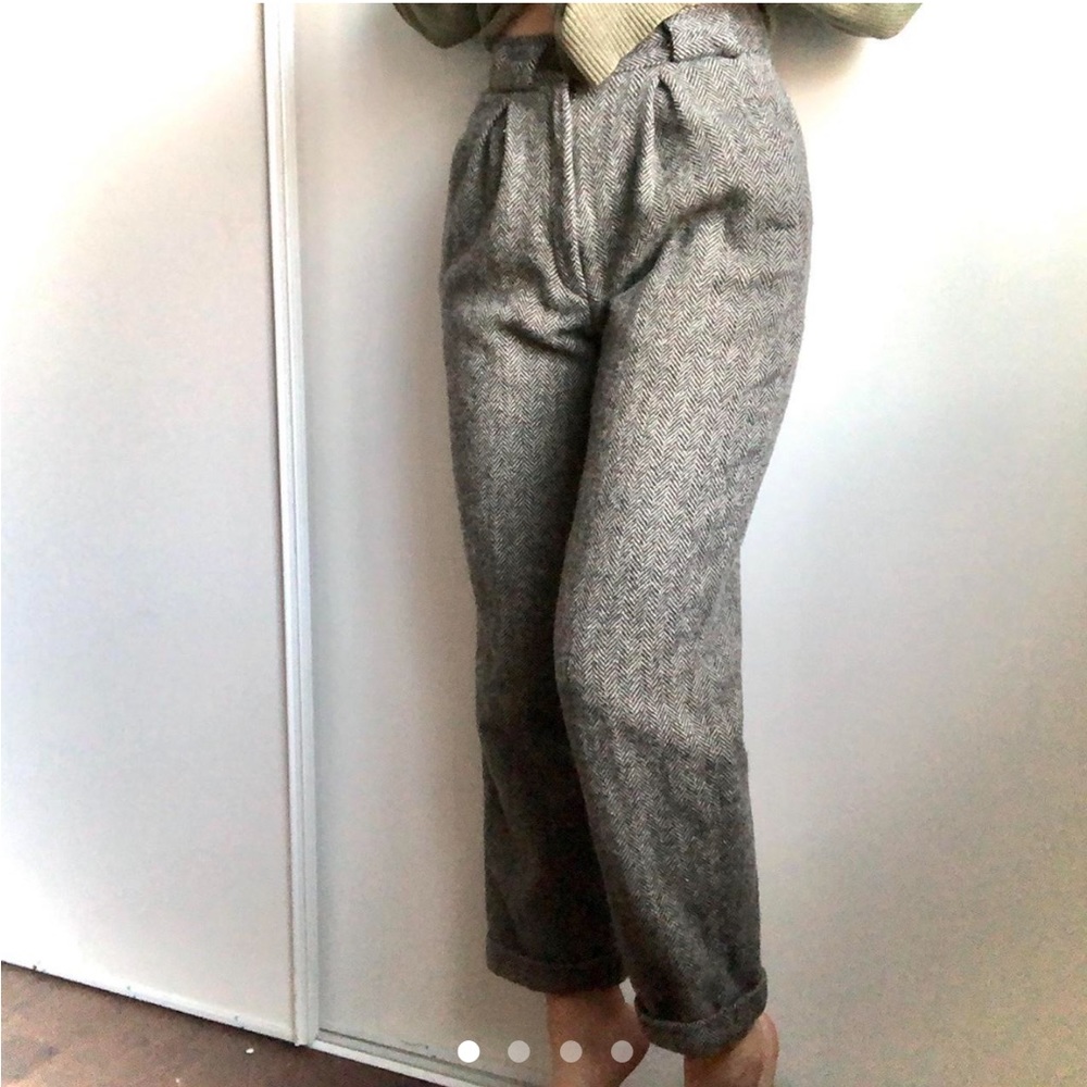 Vintage Wool Tweed Pants